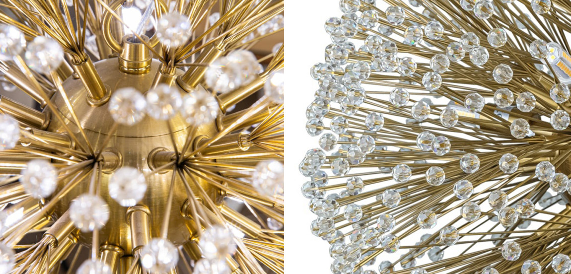 Люстра Dickinson Gold Chandelier