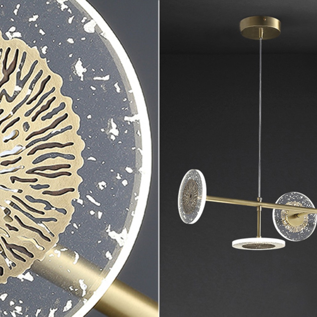 Люстра Discs Flowers Chandelier