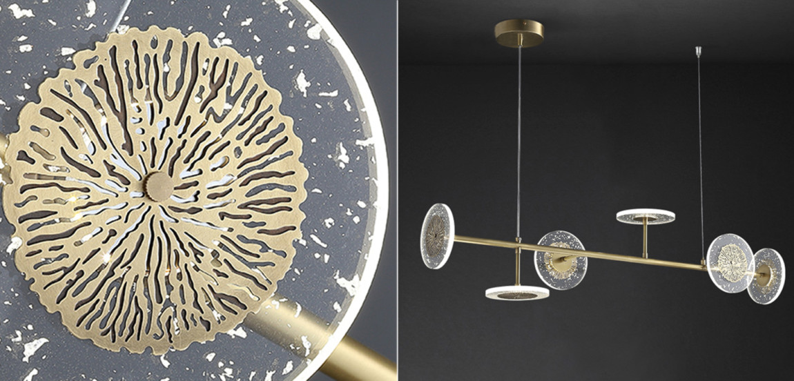 Люстра Discs Flowers Chandelier