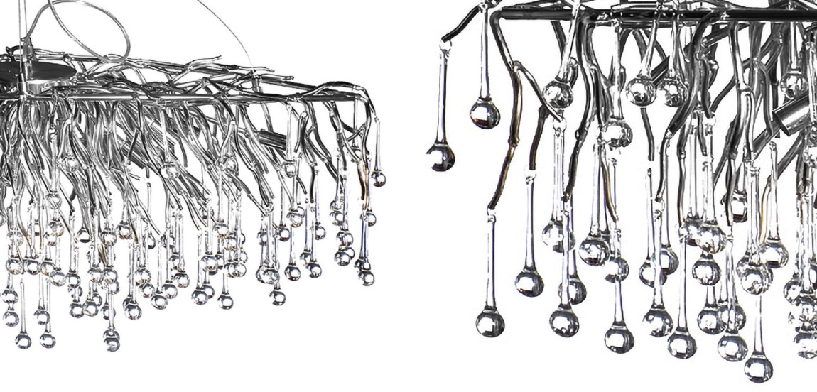 Люстра Droplet Chrome Chandelier