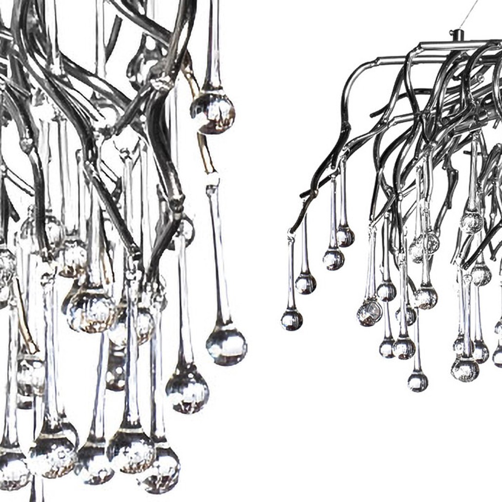 Люстра Droplet Chrome Chandelier 120