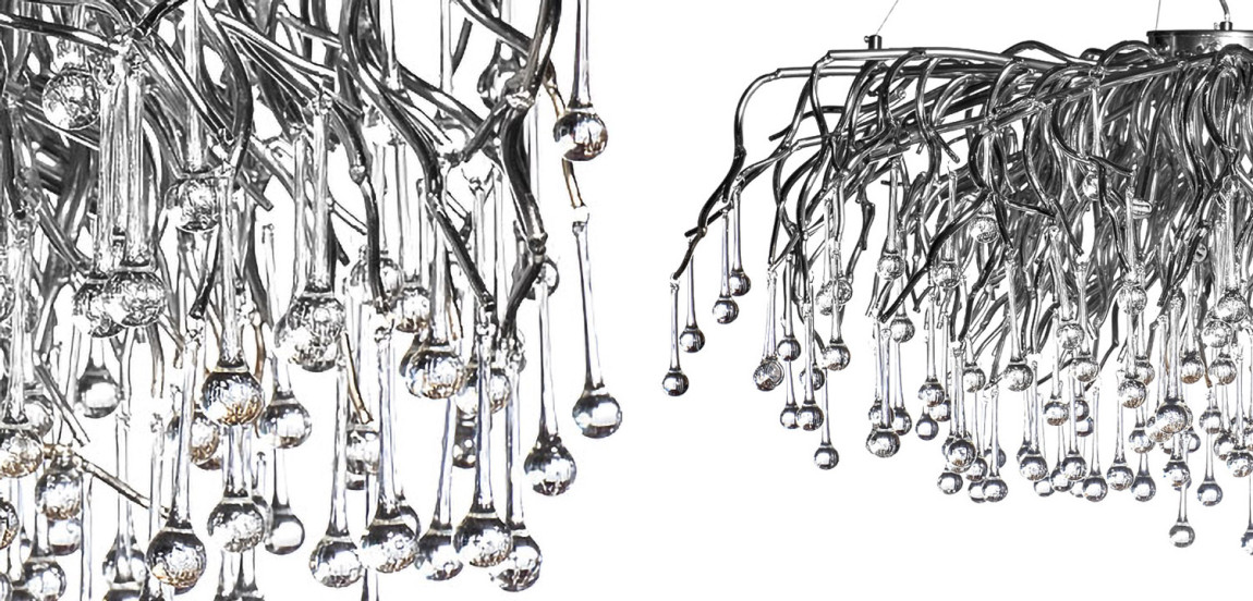Люстра Droplet Chrome Chandelier 120