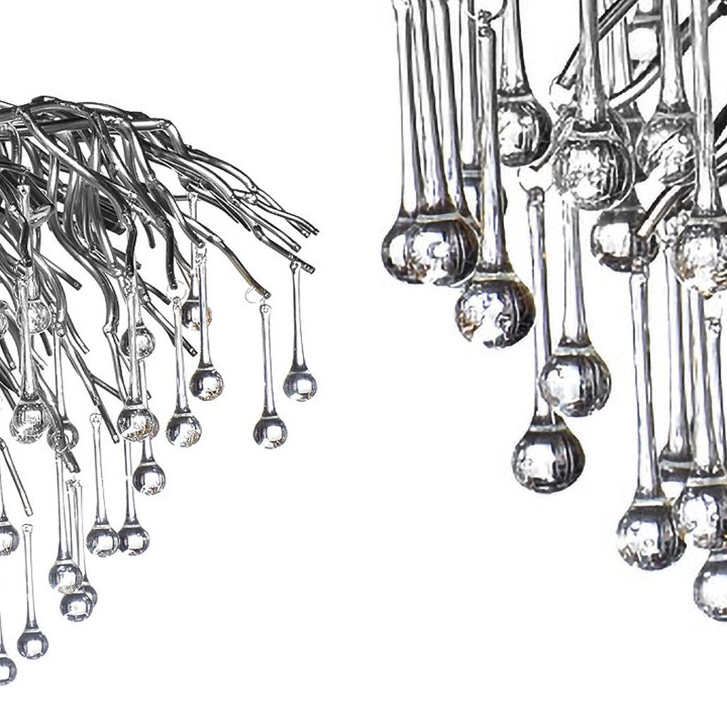Люстра Droplet Chrome Chandelier 80