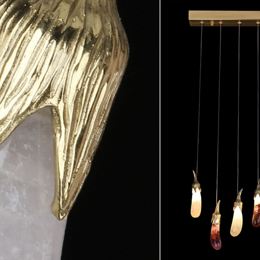 Люстра Eggplant Chandelier Line
