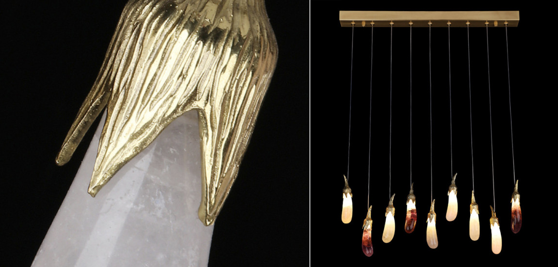 Люстра Eggplant Chandelier Line