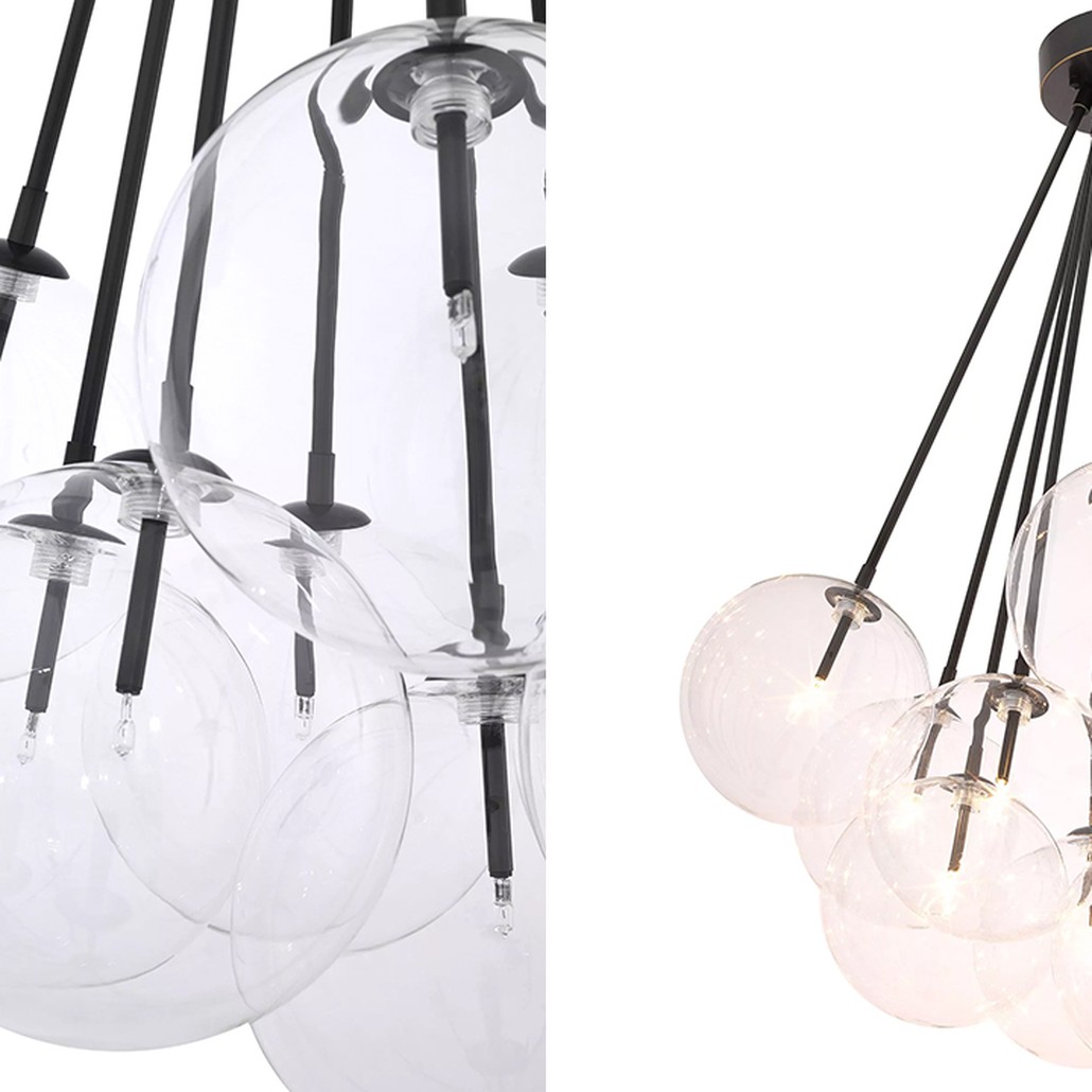 Люстра Eichholtz Ceiling Lamp Molecule Bronze