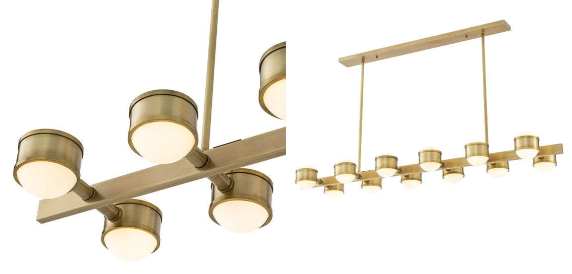 Люстра Eichholtz Chandelier Aldo Brass