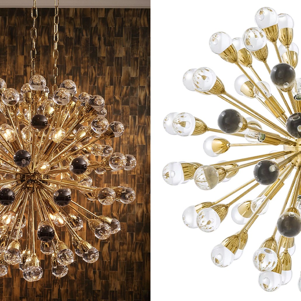 Люстра Eichholtz Chandelier Anto L Gold