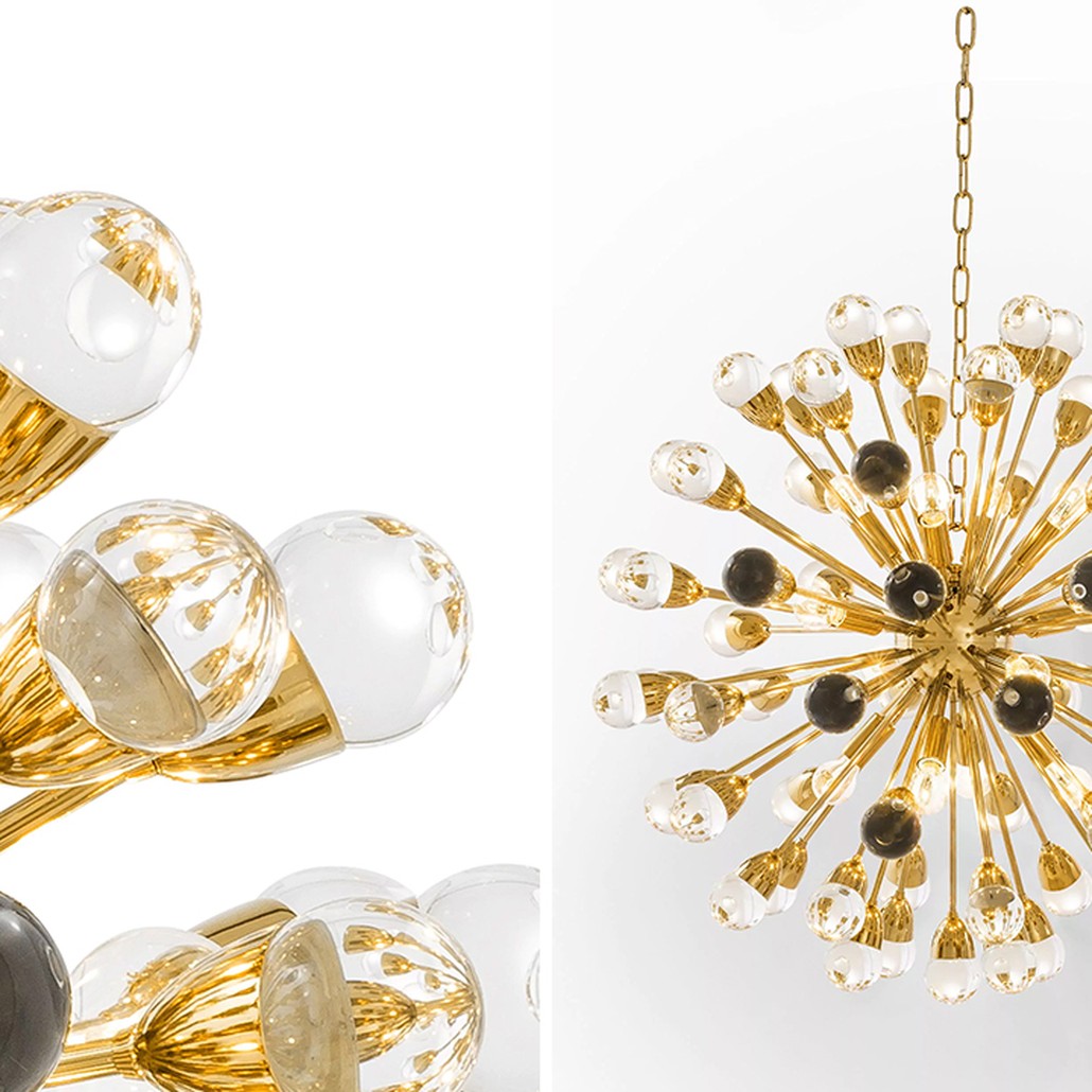 Люстра Eichholtz Chandelier Anto S Gold