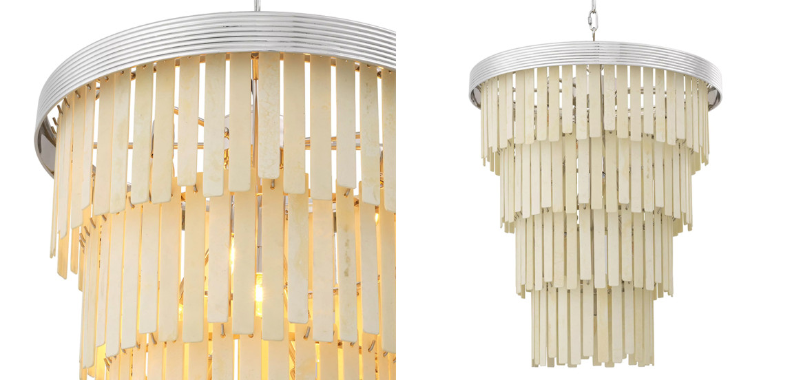 Люстра Eichholtz Chandelier Arizona L Nickel
