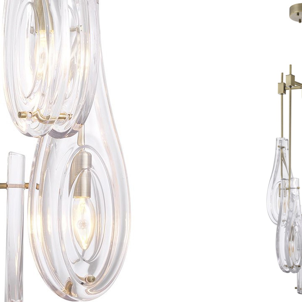 Люстра Eichholtz Chandelier Bellano L Brass