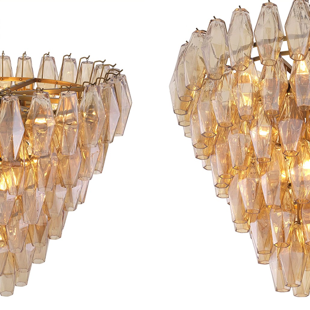 Люстра Eichholtz Chandelier Benini S Amber