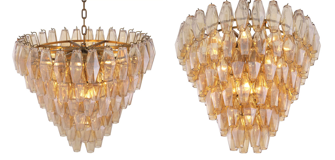 Люстра Eichholtz Chandelier Benini S Amber