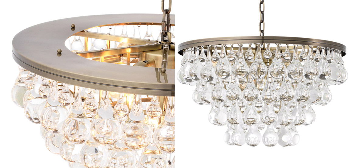 Люстра Eichholtz Chandelier Bolzano Brass