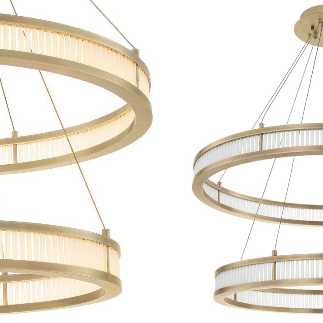 Люстра Eichholtz Chandelier Damien Double Brass