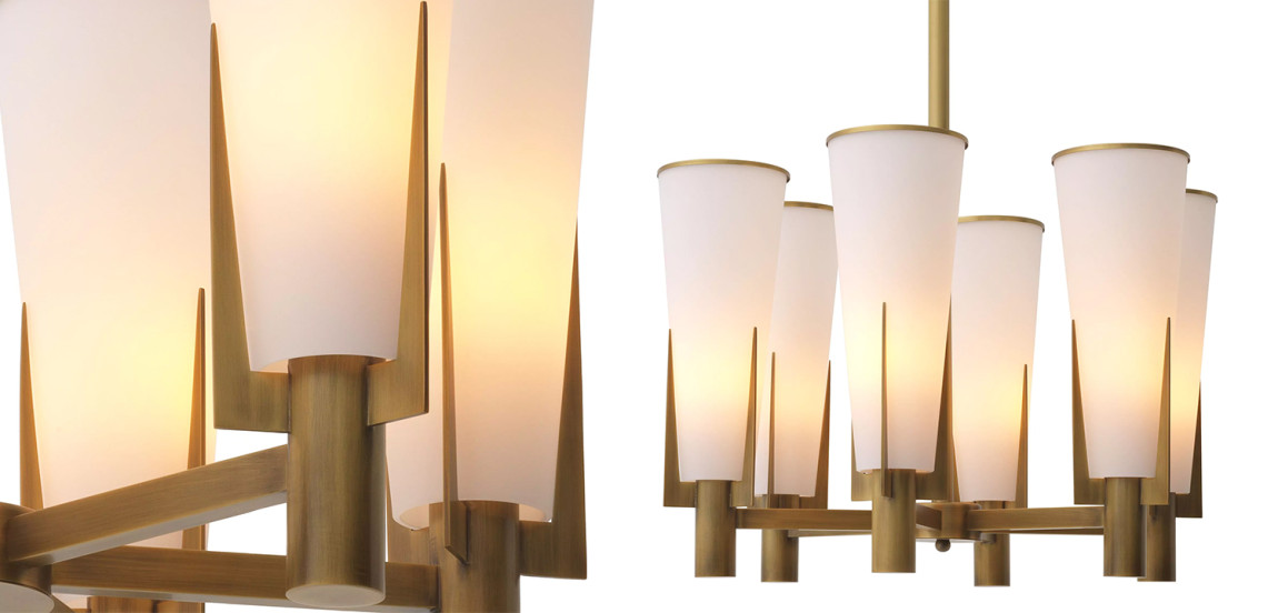 Люстра Eichholtz Chandelier Dino Brass