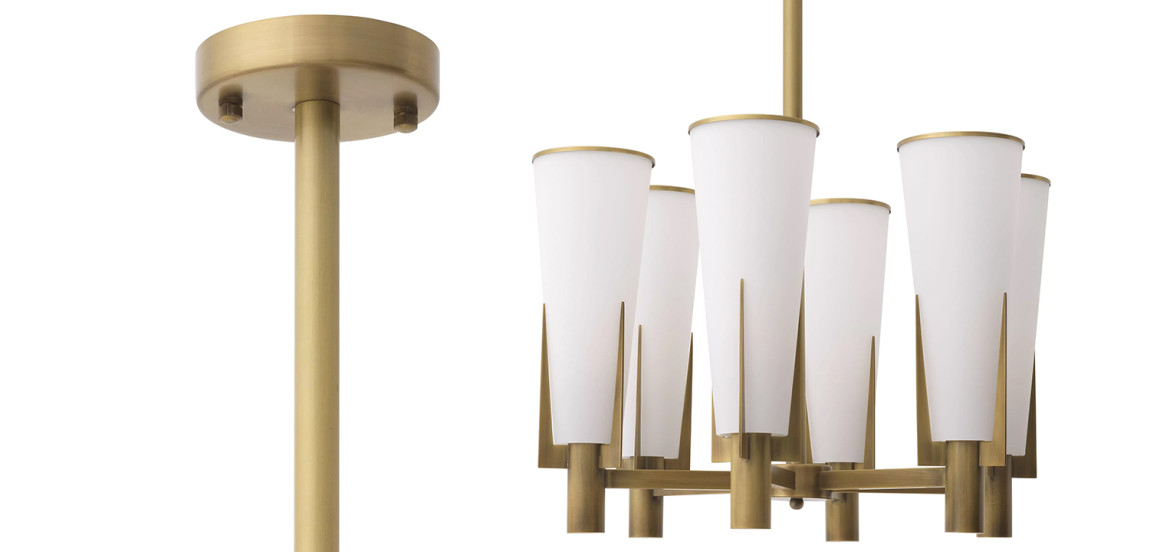 Люстра Eichholtz Chandelier Dino Brass