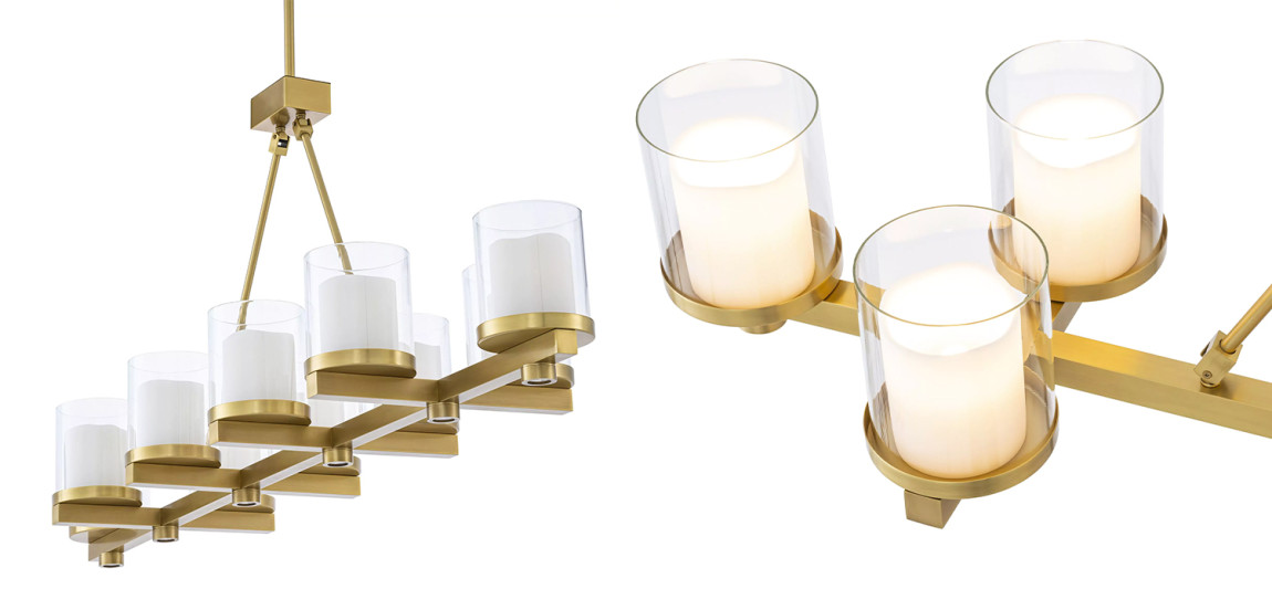 Люстра Eichholtz Chandelier Donovan Brass