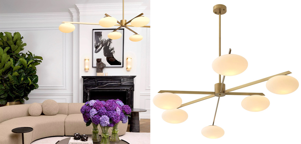 Люстра Eichholtz Chandelier Evergreen L
