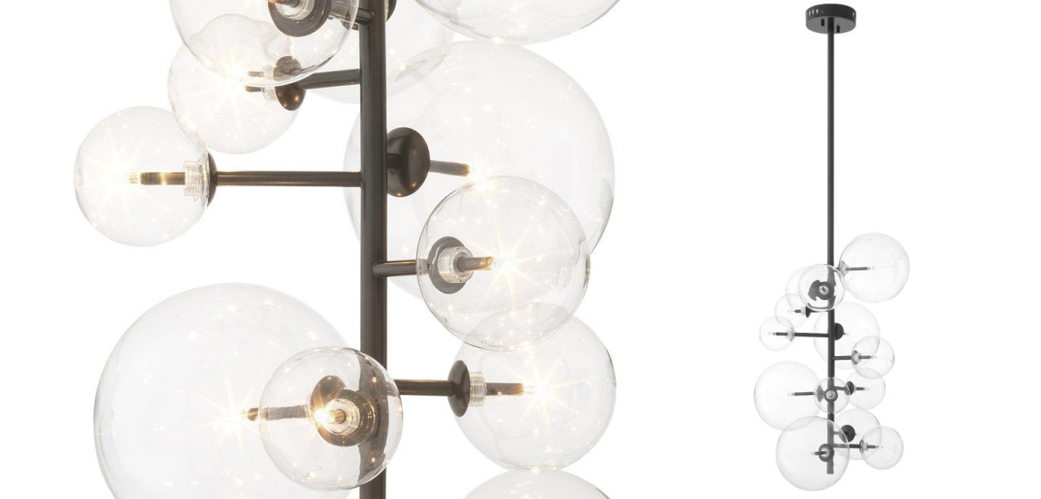 Люстра Eichholtz Chandelier Ezra Bronze