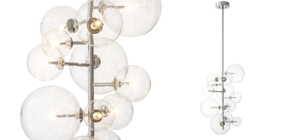 Люстра Eichholtz Chandelier Ezra Nickel