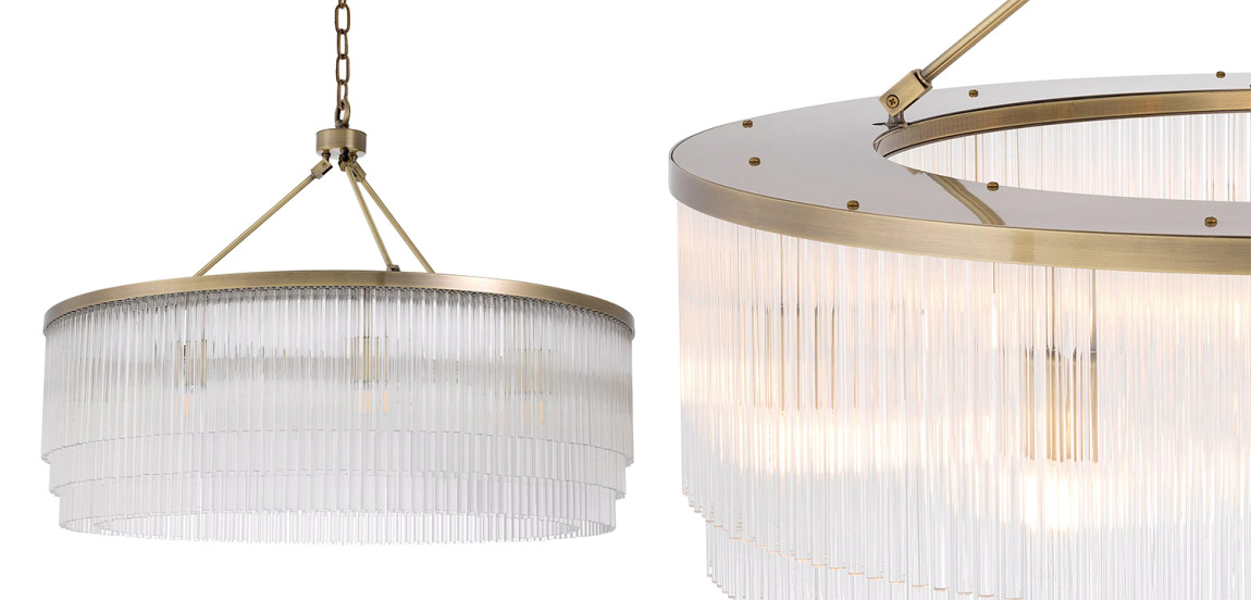 Люстра Eichholtz Chandelier Hector L Brass