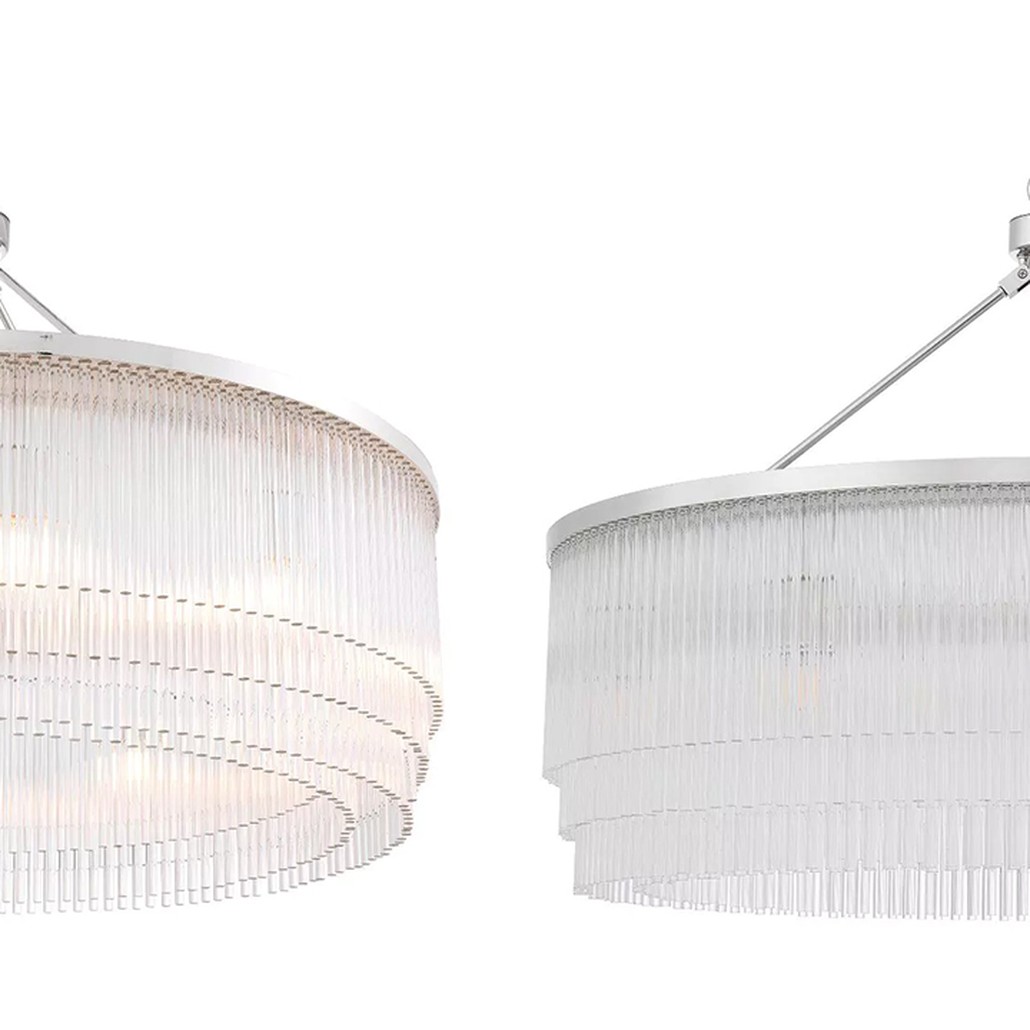 Люстра Eichholtz Chandelier Hector L Nickel