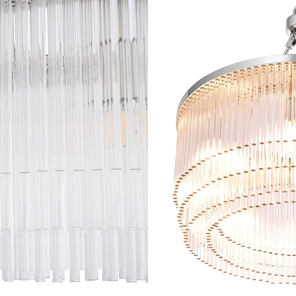 Люстра Eichholtz Chandelier Hector S Nickel
