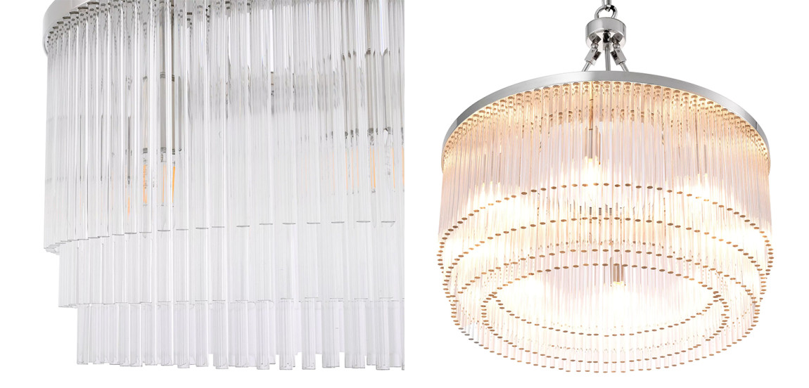 Люстра Eichholtz Chandelier Hector S Nickel