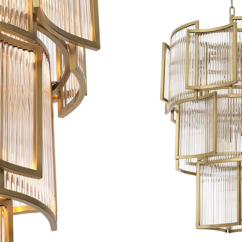 Люстра Eichholtz Chandelier Jet Set Brass