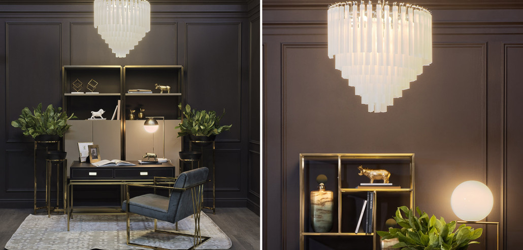 Люстра Eichholtz Chandelier Nova Chrome