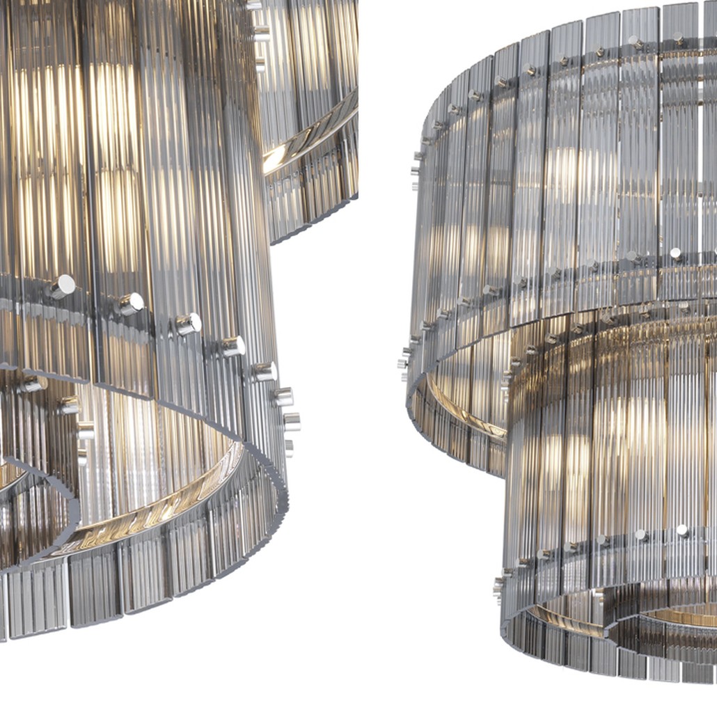 Люстра Eichholtz Chandelier Ruby L smoke