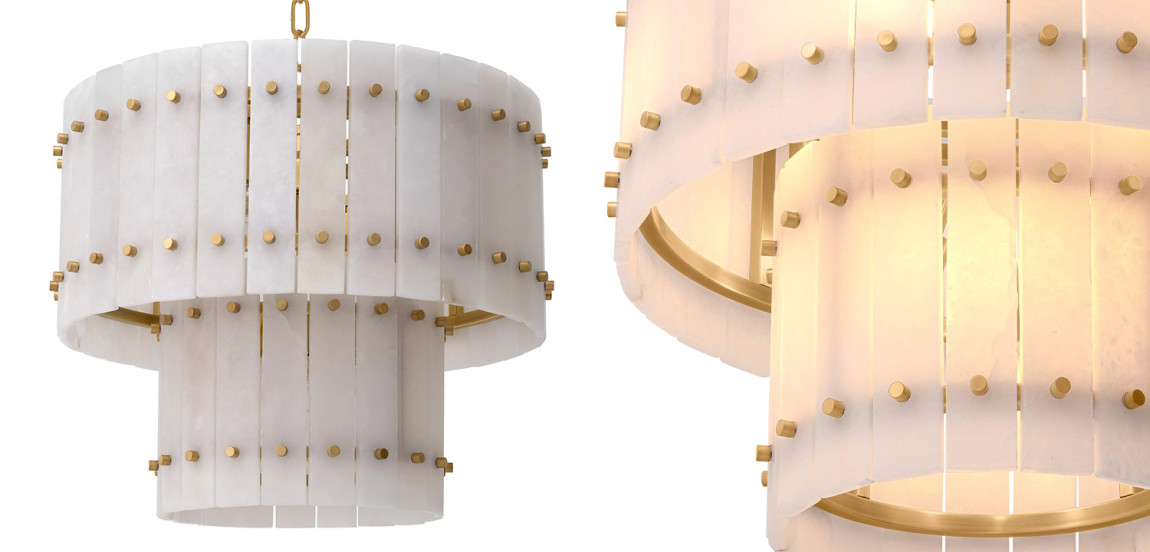 Люстра Eichholtz Chandelier Ruby S Alabaster