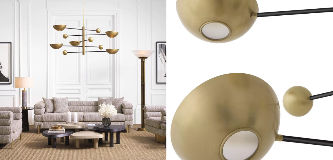 Люстра Eichholtz Chandelier Salinas
