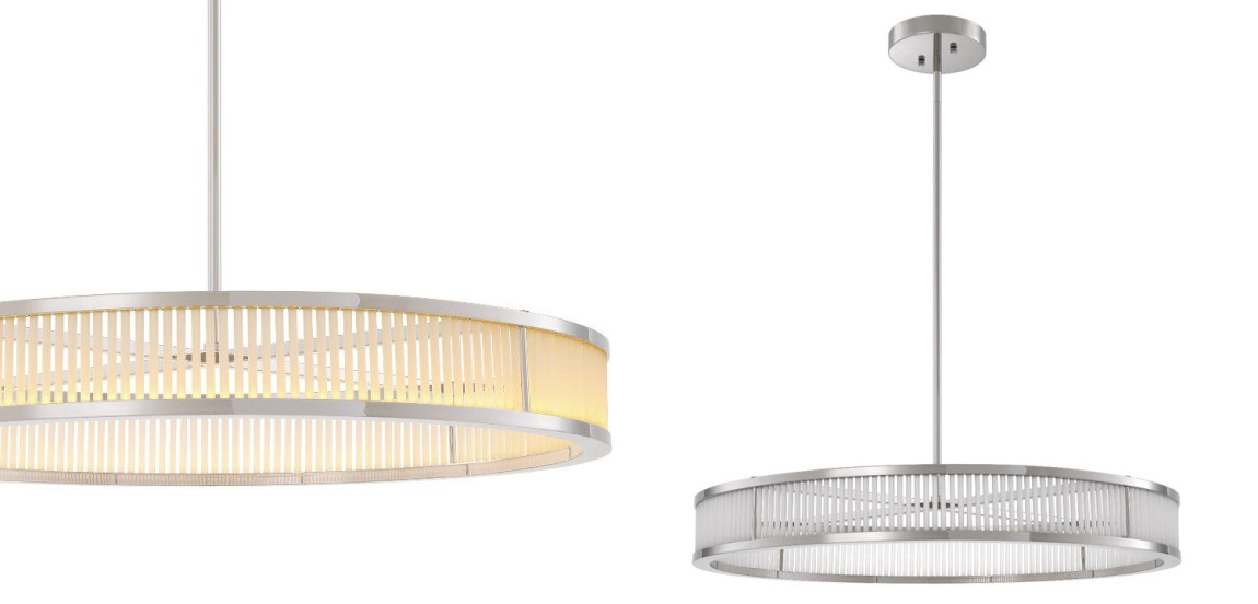 Люстра Eichholtz Chandelier Thibaud L Nickel