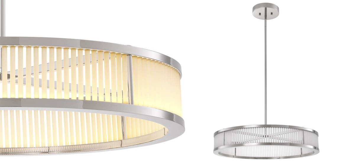 Люстра Eichholtz Chandelier Thibaud S Nickel