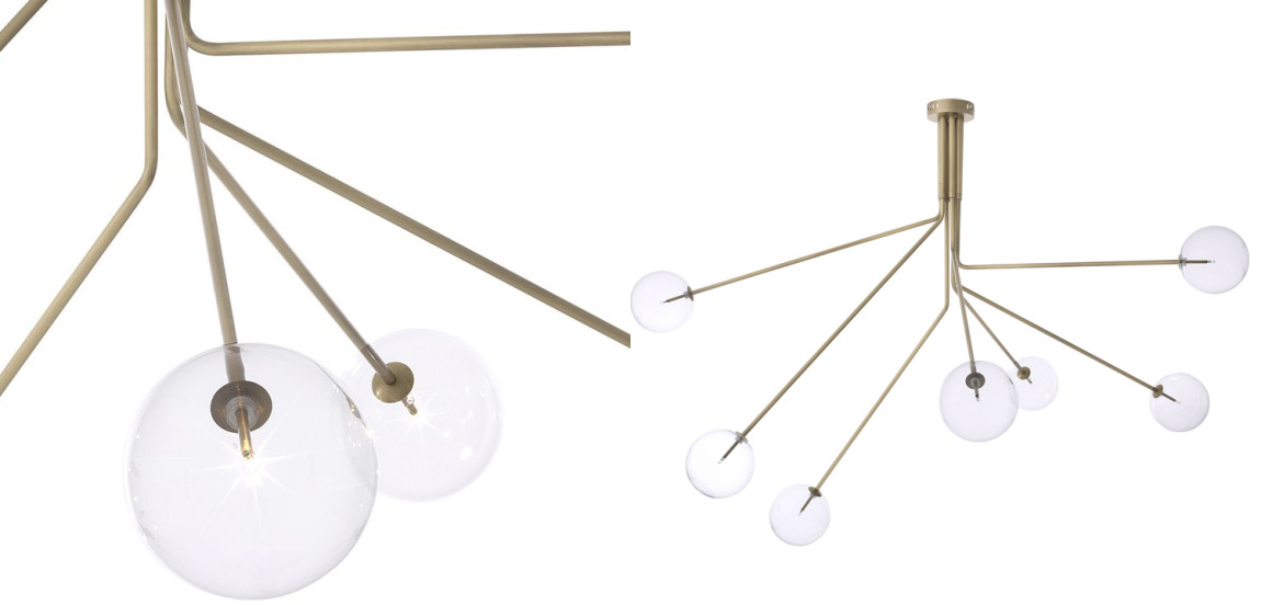 Люстра Eichholtz Chandelier Topaz Brass