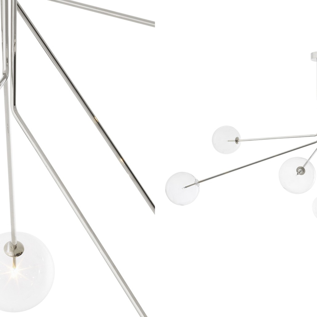 Люстра Eichholtz Chandelier Topaz Nickel