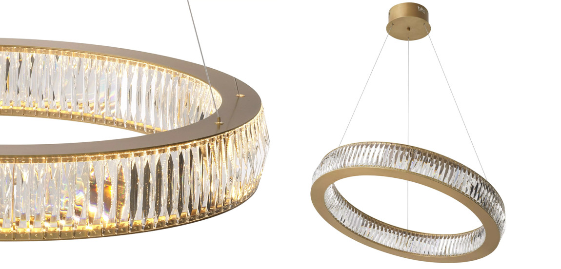 Люстра Eichholtz Chandelier Vancouver L Brass