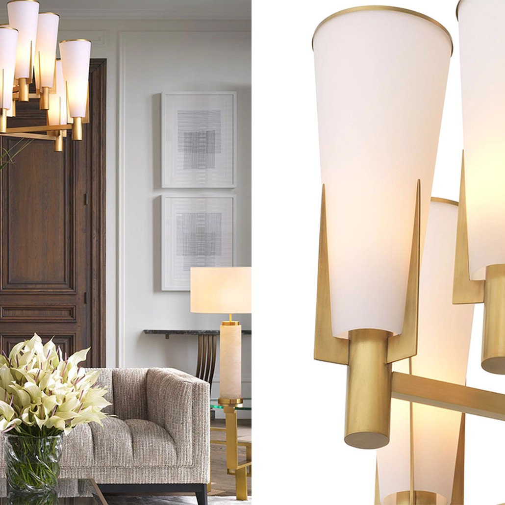 Люстра Eichholtz Dino Chandelier Double