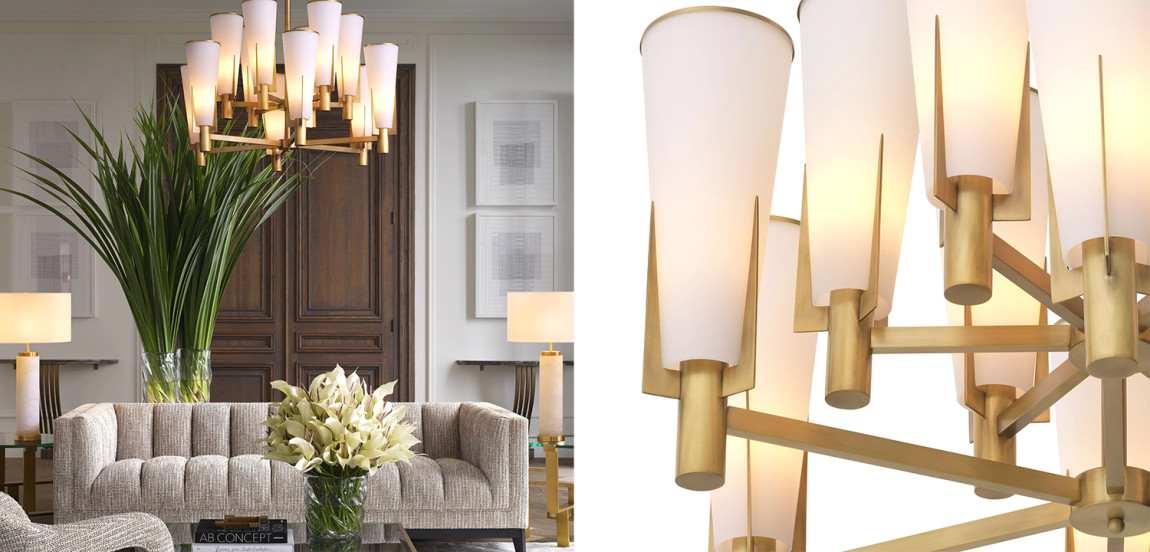 Люстра Eichholtz Dino Chandelier Double