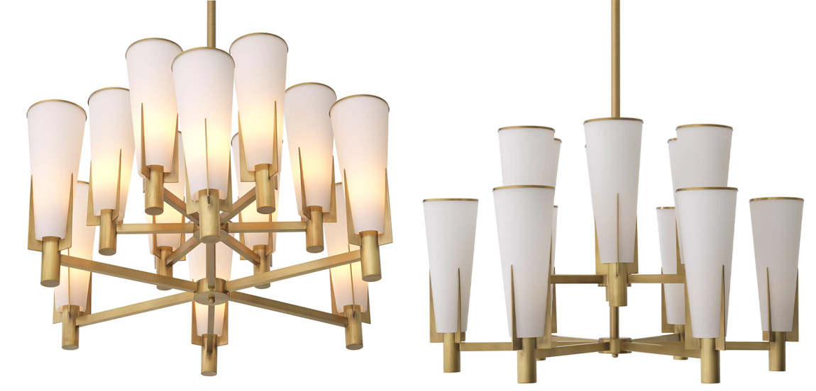 Люстра Eichholtz Dino Chandelier Double