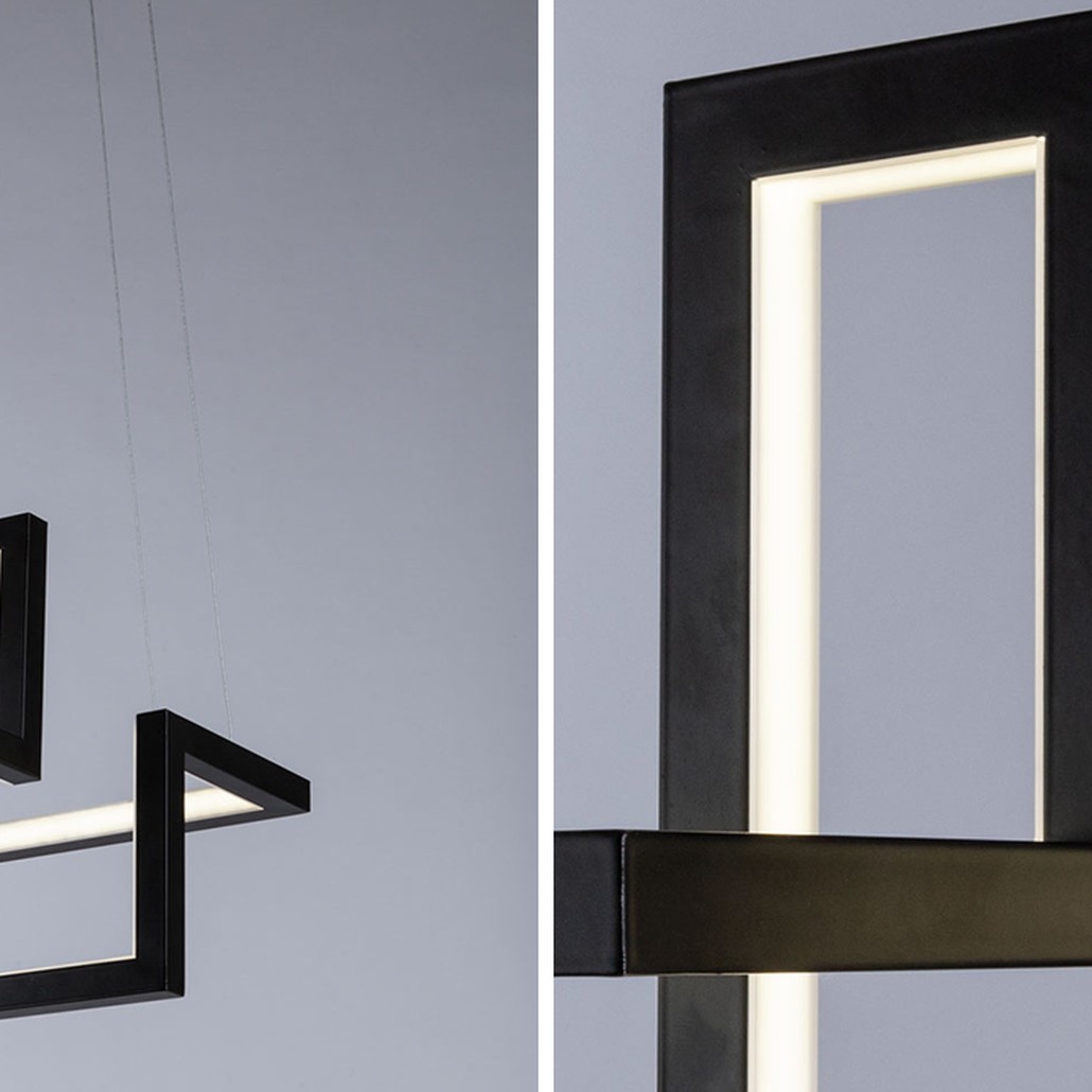 Люстра Esther Geometric Black Chandelier