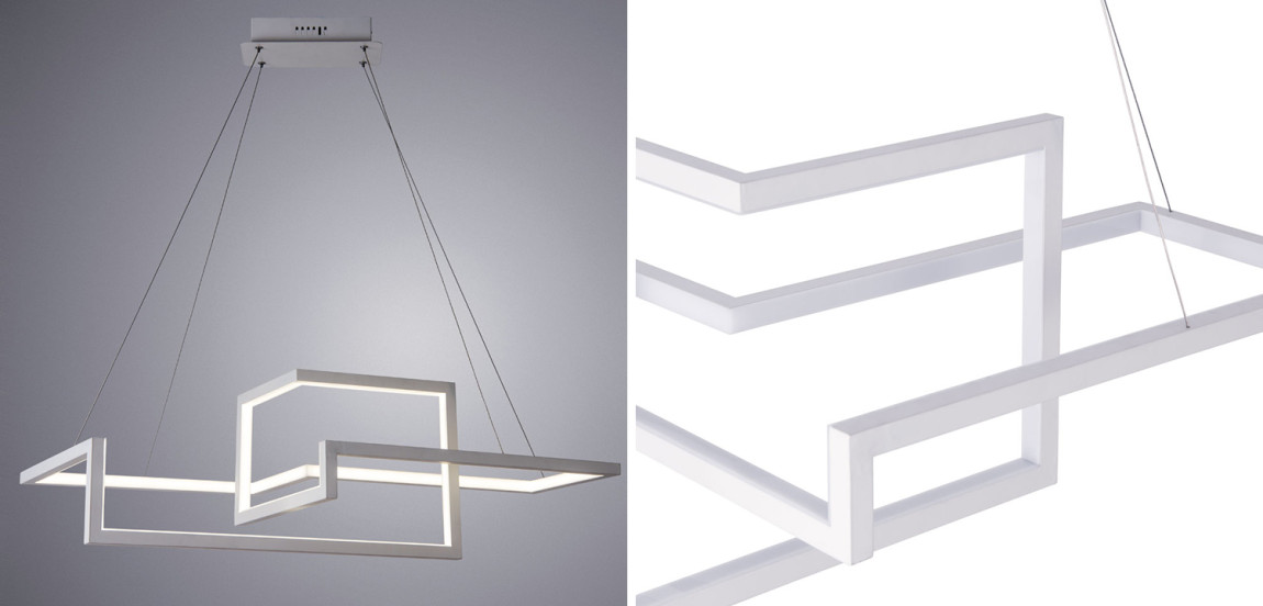 Люстра Esther Geometric White Chandelier II