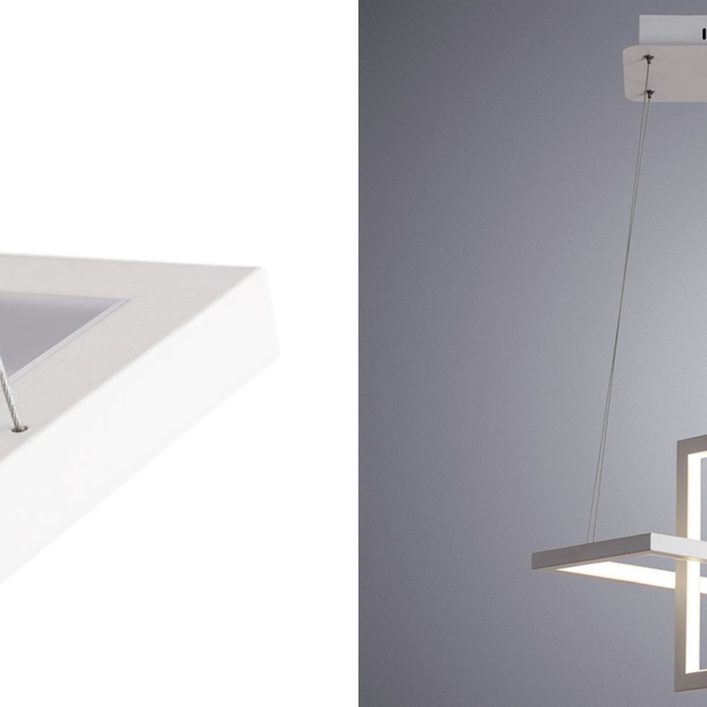 Люстра Esther Geometric White Chandelier III