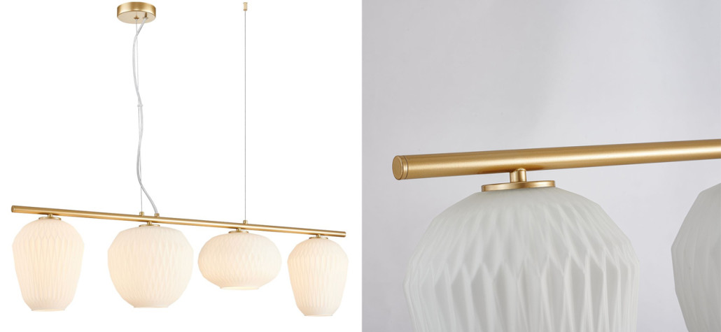 Люстра Foscarini c Белыми Плафонами