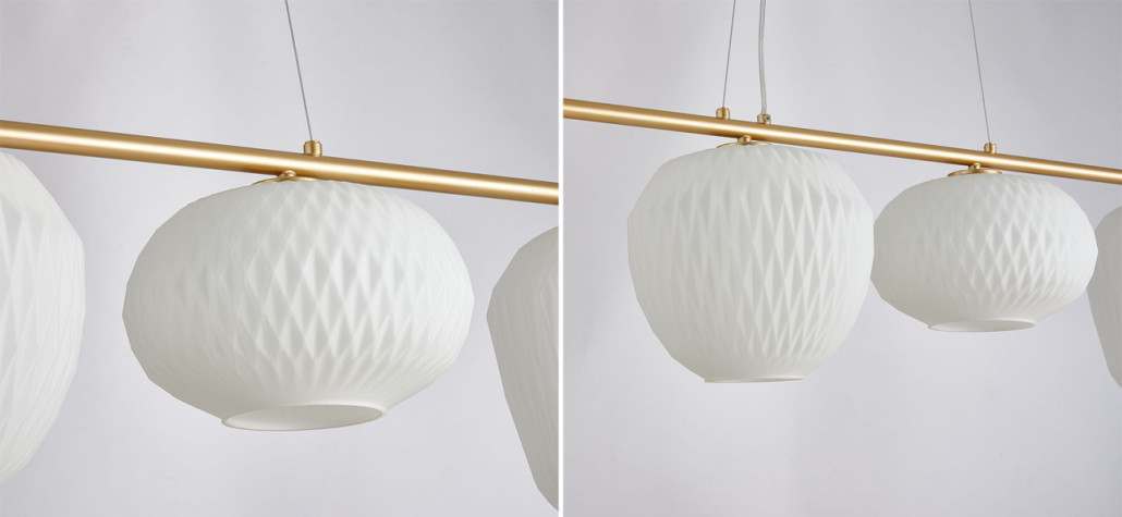 Люстра Foscarini c Белыми Плафонами