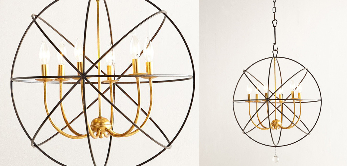 Люстра Foucault's Orb Crystal Chandelier 56