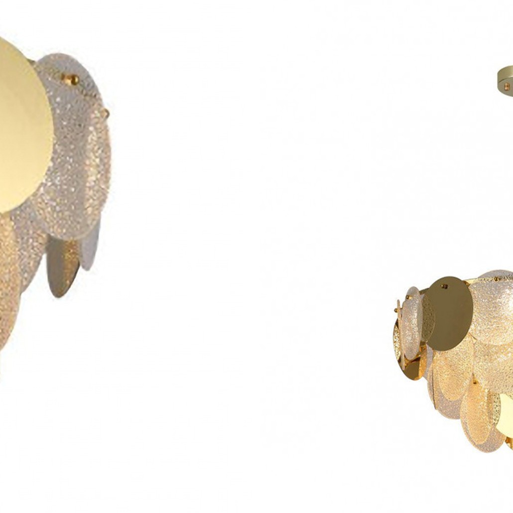 Люстра Gaetano Chandelier gold