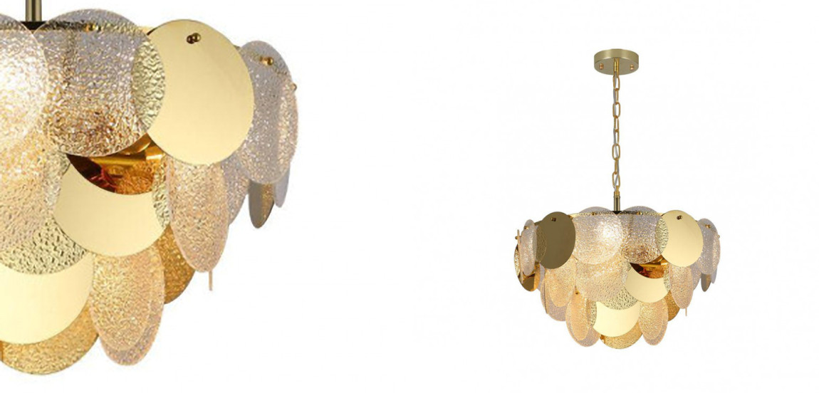 Люстра Gaetano Chandelier gold